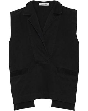 Henrik Vibskov Auto Lapel-Collar Vest - Black