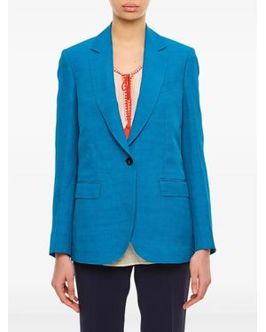 Alberto Biani Single-Breasted Blazer - Blue