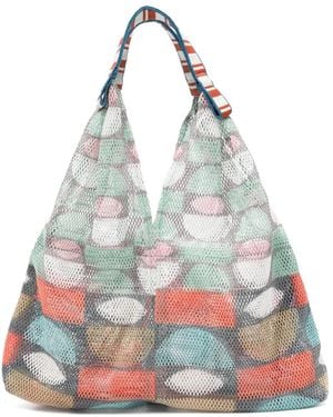Epice Small Udaipur Geometric-Print Tote Bag - Blue