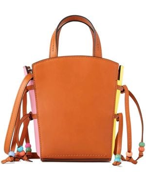 Mulberry X Mira Mikati Mini Clovelly Tote Bag - Orange