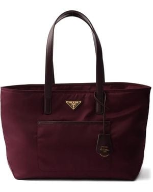 Prada Medium Re-Edition 1978 Tote Bag - Purple