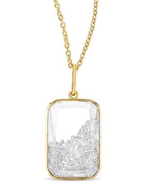 Moritz Glik 18Kt Ten Fourteen Sapphire And Diamond Shaker Necklace - White