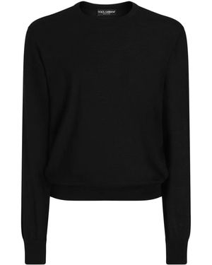 Dolce & Gabbana Maglione A Coste - Nero
