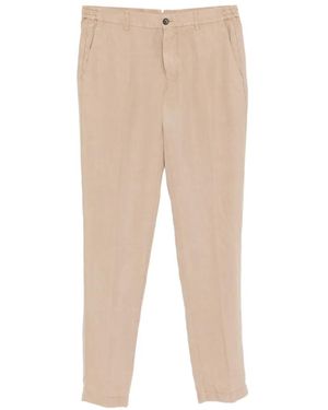 Berwich Front Pocket Trousers - Natural