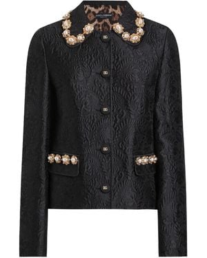 Dolce & Gabbana Dna Jacquard Jacket - Black