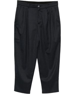 Noyoco Pantaloni Cambridge Con Pieghe - Blu