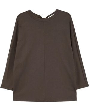 YEAREAST Bow-Detail Blouse - Brown