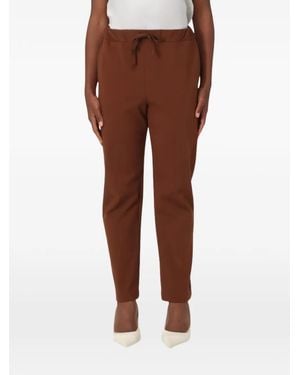 Semicouture Drawstring Trousers - Brown