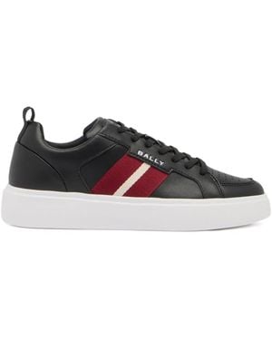 Bally Blayze Ribbon-Detail Trainers - Black