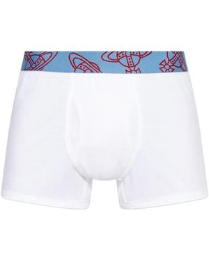 Vivienne Westwood Orb-Print Boxers - Blue