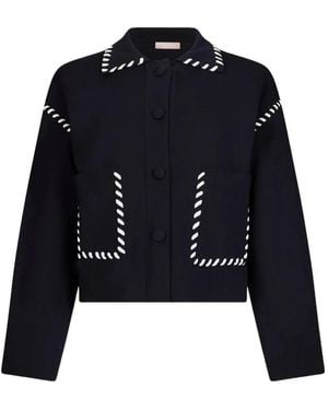 Liu Jo Knit Jacket - Blue