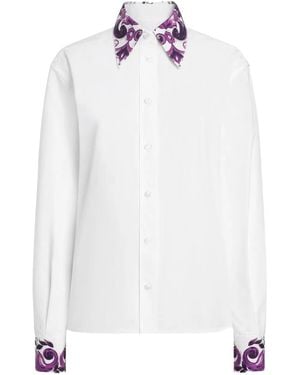 Dolce & Gabbana Katoenen Blouse - Wit