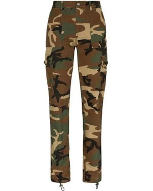 Dolce & Gabbana Hose Mit Kordelzügen - Grün