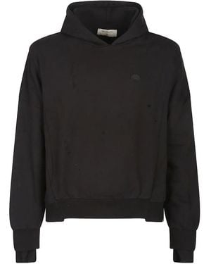 RETERNITY Hoodie im Distressed-Look - Schwarz
