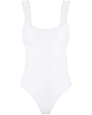 Amir Slama Cut-Out One-Piece - White