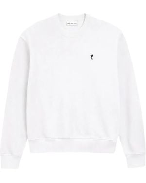 Ami Paris Ami De Coeur Sweatshirt - White