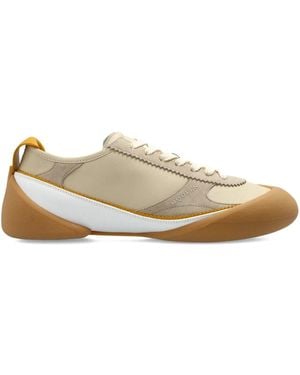 McQueen Baskets En Cuir À Empiècements - Neutre