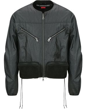 ANDERSSON BELL Convex Collarless Bomber Jacket - Black