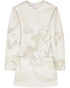 Remain Floral-Print Mini Dress - Natural