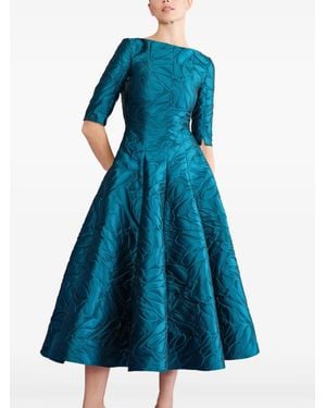 Talbot Runhof Bogna 5 Midi Dress - Blue
