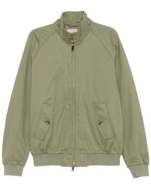Baracuta Lightweight Stand Collar Jacket - Green