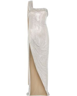 GIUSEPPE DI MORABITO Crystal-Embellished Gown - White