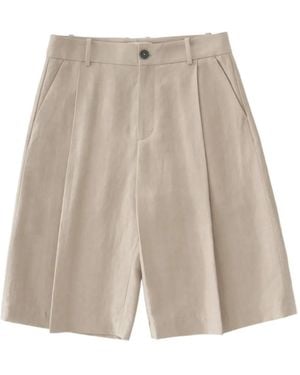 Studio Nicholson Fowld Shorts - Natural