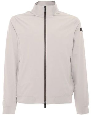 Rrd High-Neck Zip-Front Jacket - Gray