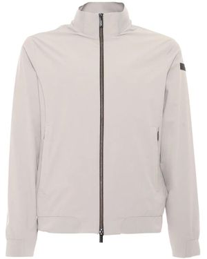 Rrd High-Neck Zip-Front Jacket - Gray
