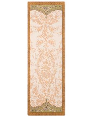 Pierre Louis Mascia Foulard En Soie Fancy À Fleurs - Metallic