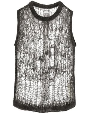 Rick Owens Spider Ziggy Top in Black | Lyst