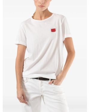 TYLER JORN Patch-detail T-shirt - White