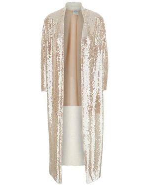 forte_forte Capa Liquid Sequins - Blanco