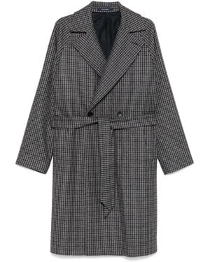 Tagliatore Geruite Jas - Grijs