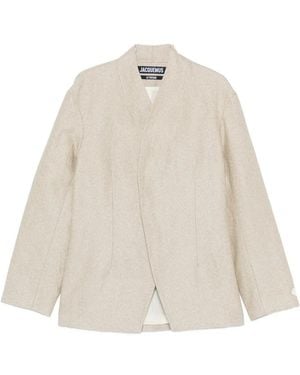 Jacquemus La Veste Bastide Jacket - Natural