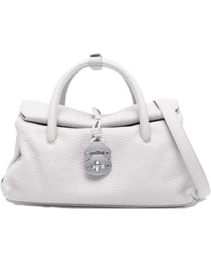 Zanellato Small Dotta Centauro Top-Handle Tote Bag - White