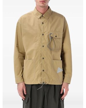 and wander Cordura Shirt Jacket - Natural