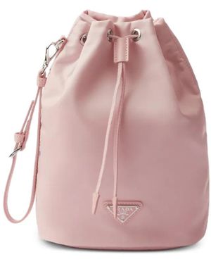 Prada リナイロン ポーチ - ピンク