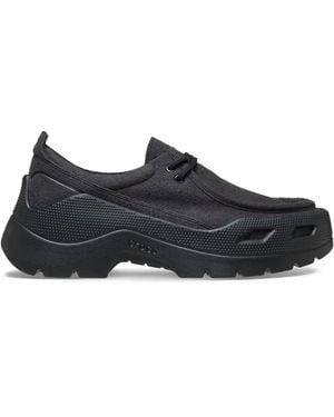 Crocs™ Gallery Lace-Up Boat Shoes - Gray