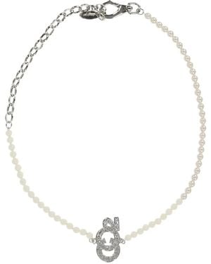 Doublet Air Carbon Necklace - White