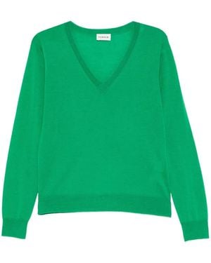 P.A.R.O.S.H. Pullover mit V-Ausschnitt - Grün