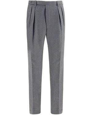 Brioni Elba Pleated Pants - Gray