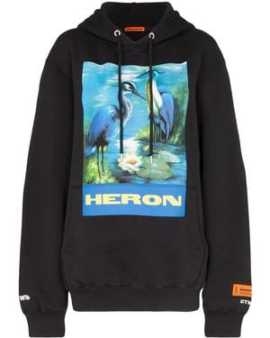 Heron Preston Bird Graphic Hoodie - Negro