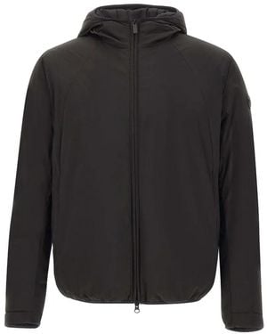 Colmar Hooded Zip-Up Jacket - Black