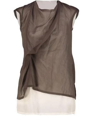 The Row Inawa Layered Top - Brown