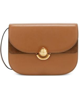 Furla Sfera Leather Shoulder Bag - Brown