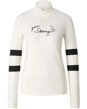Bogner Fire + Ice Intimo Tecnico Malu Con Stampa Grafica - Bianco