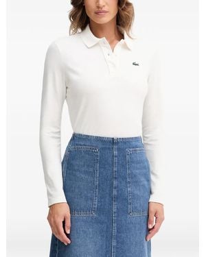 Lacoste Long-Sleeve Polo Shirt - White