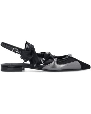 Pinko 'Gianira' Pointed-Toe Slingback Pumps - Black