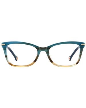 Carolina Herrera Lunettes De Vue À Monture Papillon - Blue